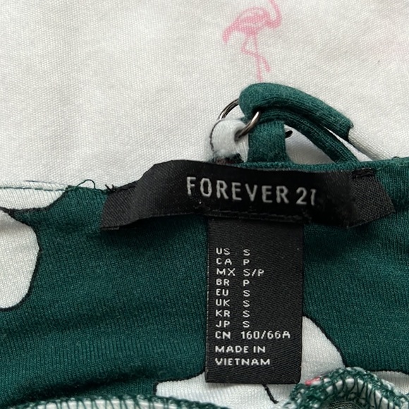 Green Floral Romper - Picture 3 of 3